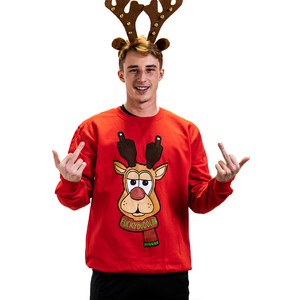 Fuck Youdolph - Offensive Christmas Jumper - Red